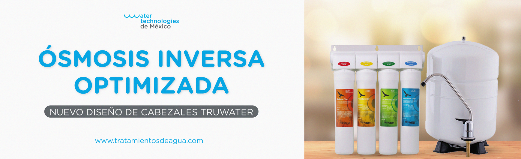 Ósmosis inversa optimizada: nuevo diseño de cabezales TRUWATER