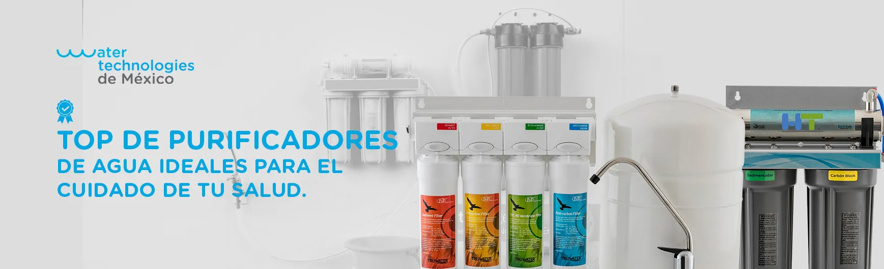 Top de purificadores de agua ideales para el cuidado de tu salud.