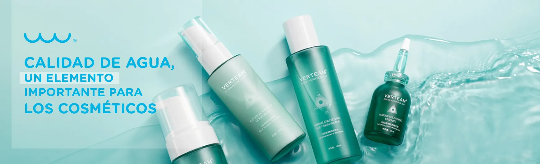 Calidad del agua un elemento importante para los cosméticos.