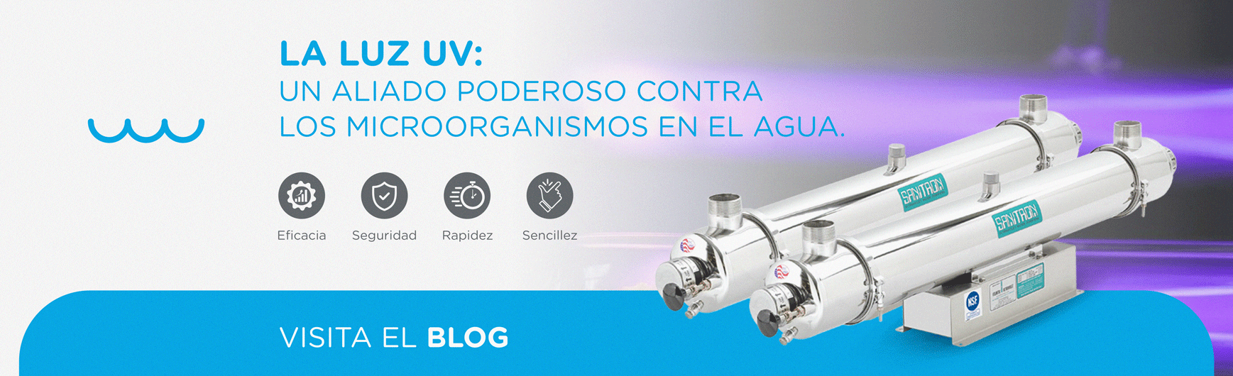 La luz UV: un aliado poderoso contra los microorganismos en el agua